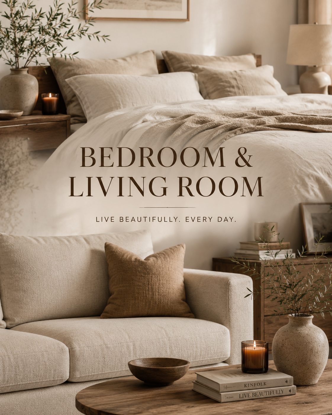 Bedroom & Living Room