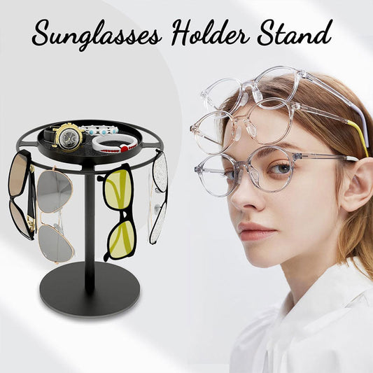 360° Rotating Metal Tray Storage Rack – Stylish & Practical