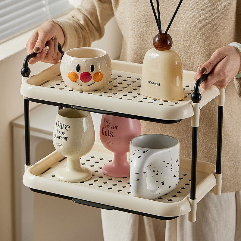 Cup Storage Draining Rack –  Easy to Install & Clean