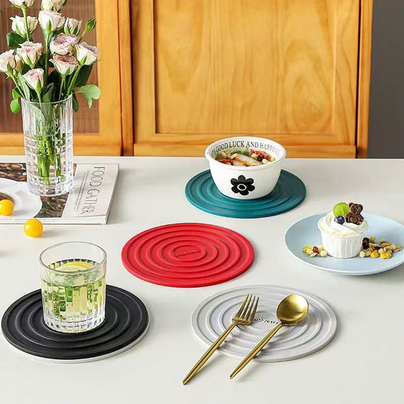 Non-Slip Silicone Heat-Resistant Mat: For Pots, Dining Tables & Tea Cups