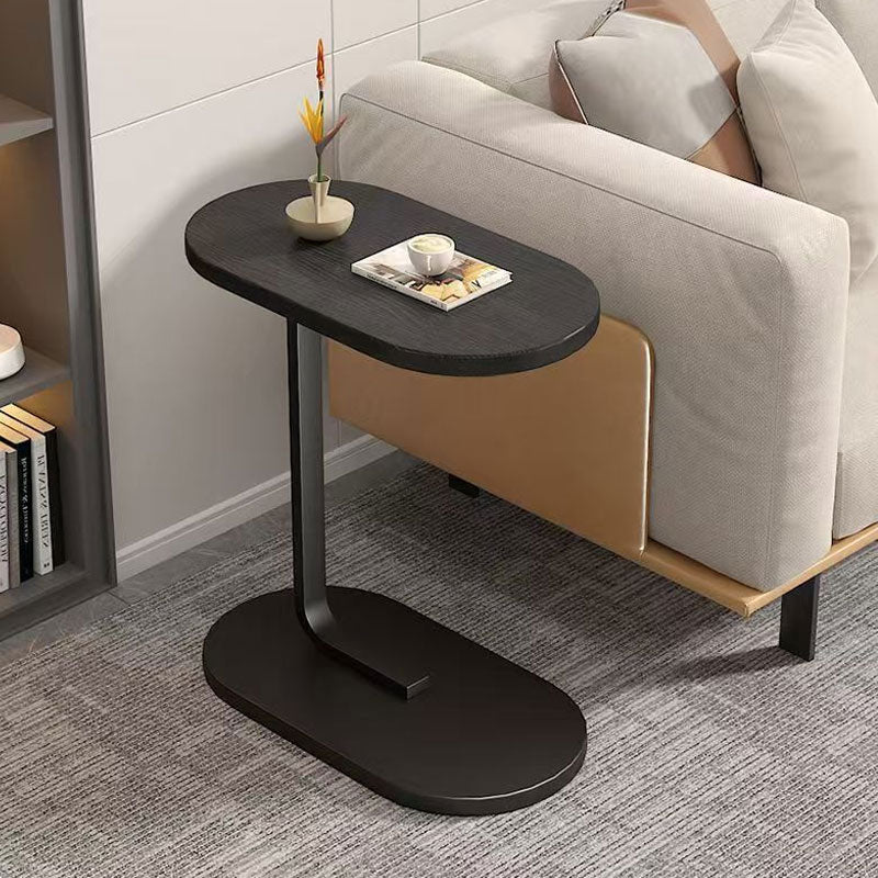 C-Shaped Minimalist Side Table – Compact & Space-Saving