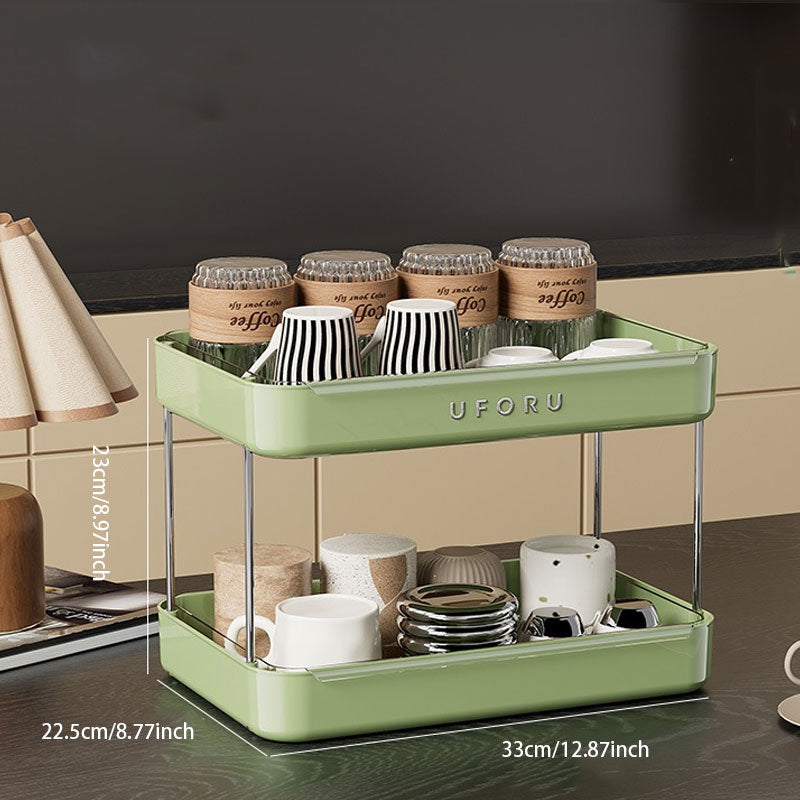 Dustproof Cup Rack – Large Capacity & Drainage