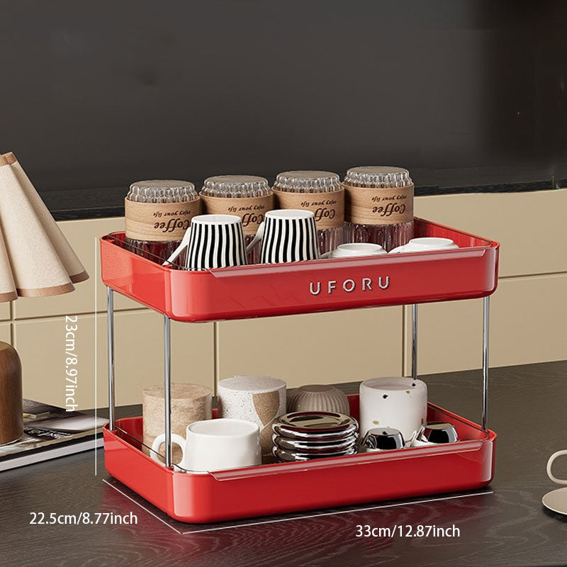 Dustproof Cup Rack – Large Capacity & Drainage