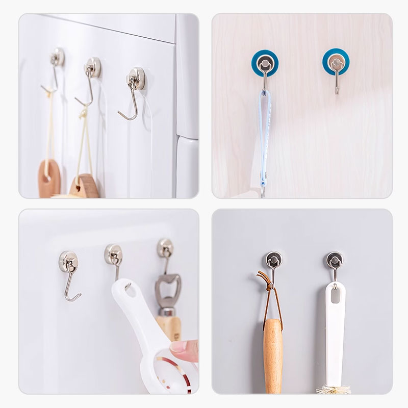 180° Rotatable Magnetic Hook – Convenient & Strong