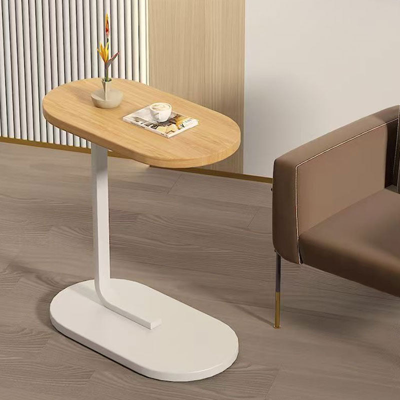 C-Shaped Minimalist Side Table – Compact & Space-Saving