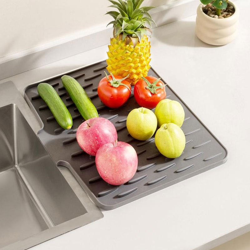 Sloped Silicone Draining Mat – Heat-Proof & Non-Slip