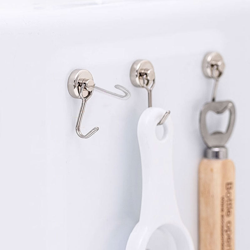 180° Rotatable Magnetic Hook – Convenient & Strong
