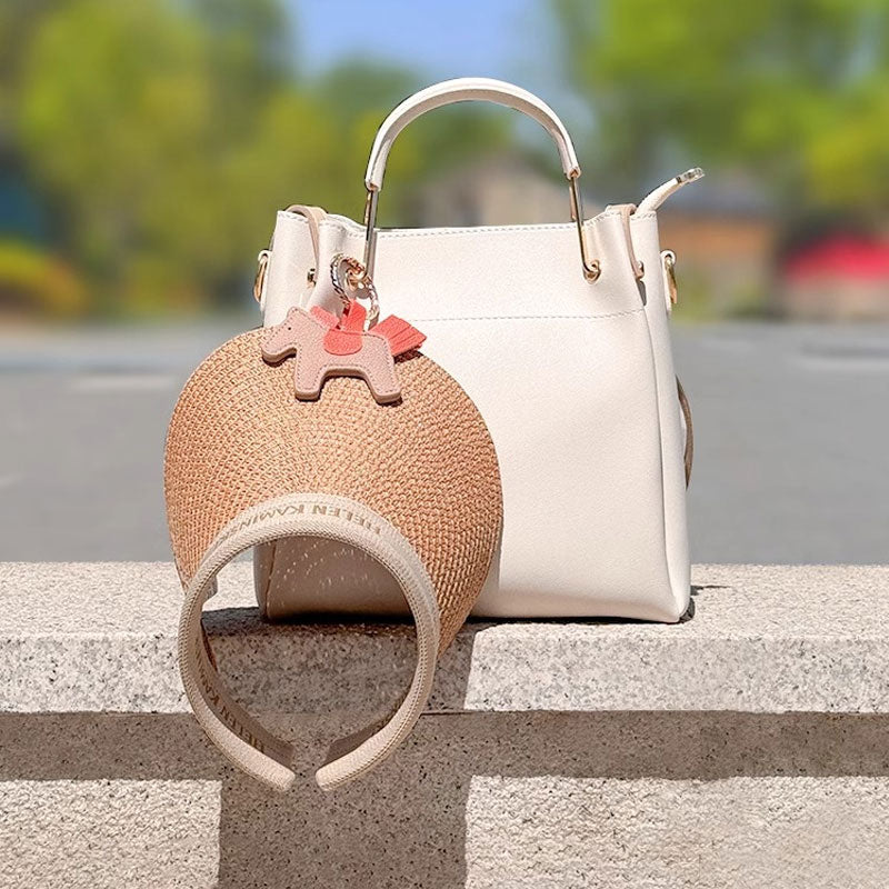 Luxury Leather Magnetic Hat Clip : Hands-Free & Travel-Friendly