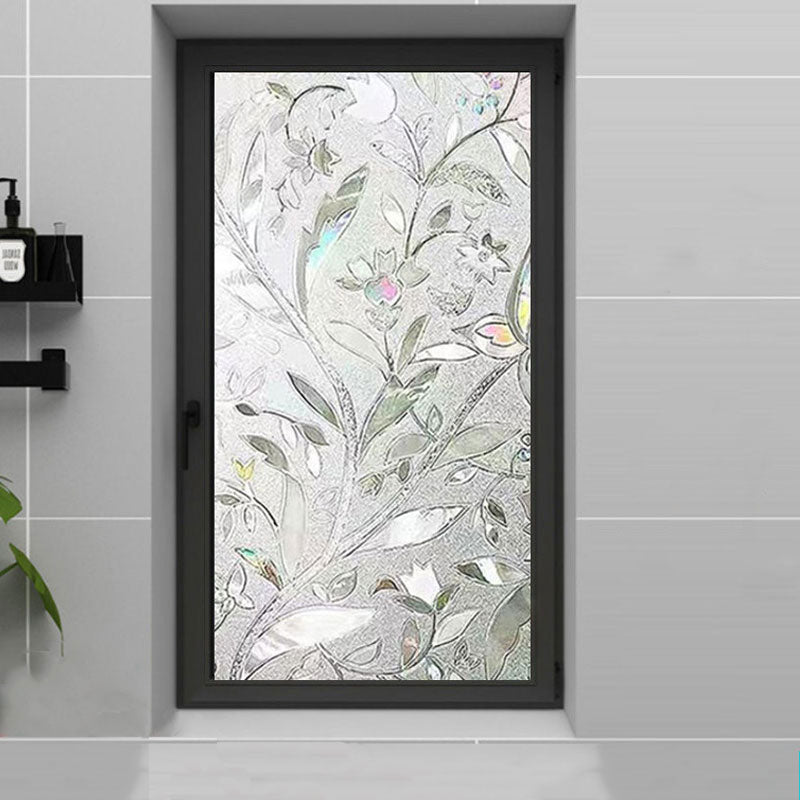 Frosted Privacy Window Film – Static Cling, Glue-Free & Cuttable Design