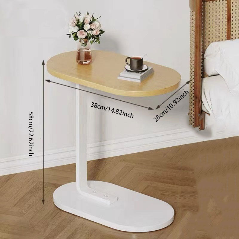 C-Shaped Minimalist Side Table – Compact & Space-Saving