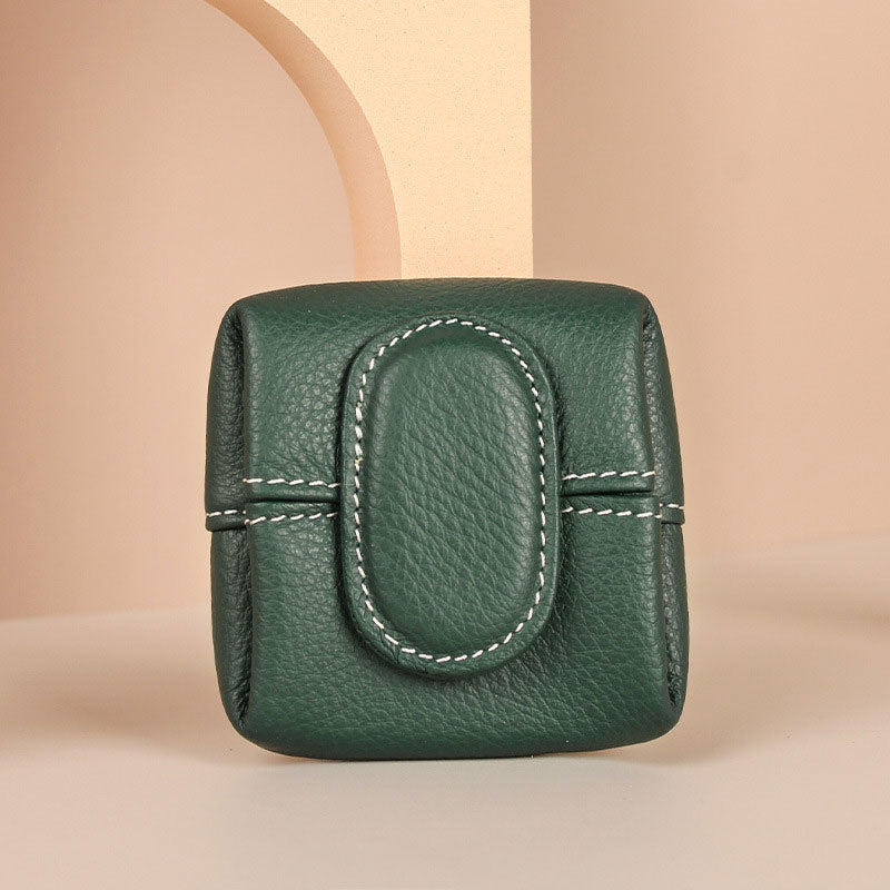 Premium Leather Mini Coin Wallet – Easy Access