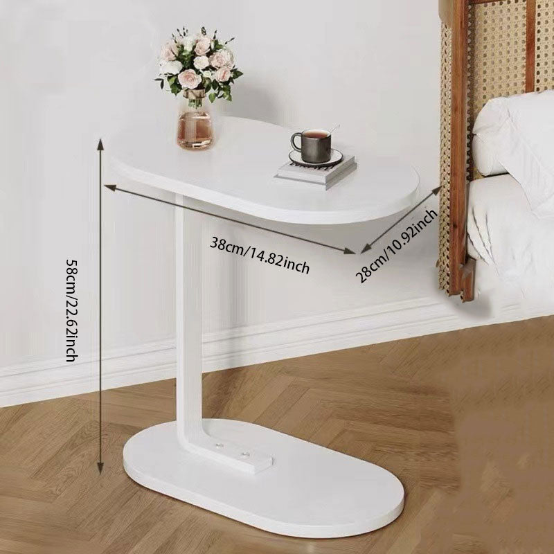 C-Shaped Minimalist Side Table – Compact & Space-Saving