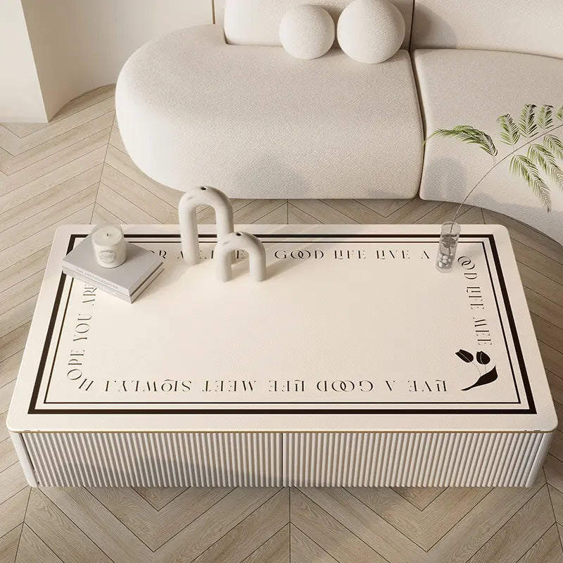 Non-Washable, Waterproof, Oil-Proof, Heat-Resistant Table Mat for Easy Cleaning