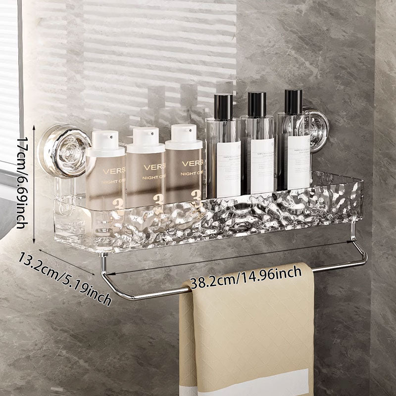 No-Drill Wavy Shelf – Large Surface & Strong Load-Bearing