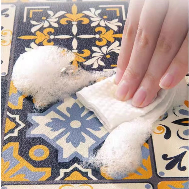 Super Size Retro Quick-Drying Water-Draining Mat for Kitchen Bar Countertops